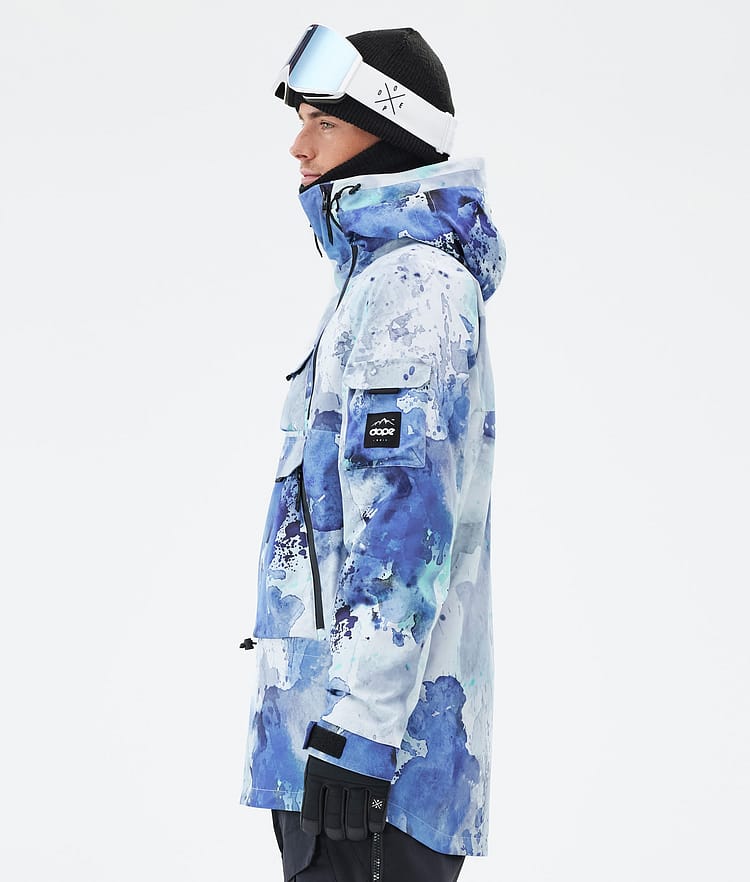 Dope Akin Snowboardjacka Herr Spray Blue Green, Bild 5 av 8
