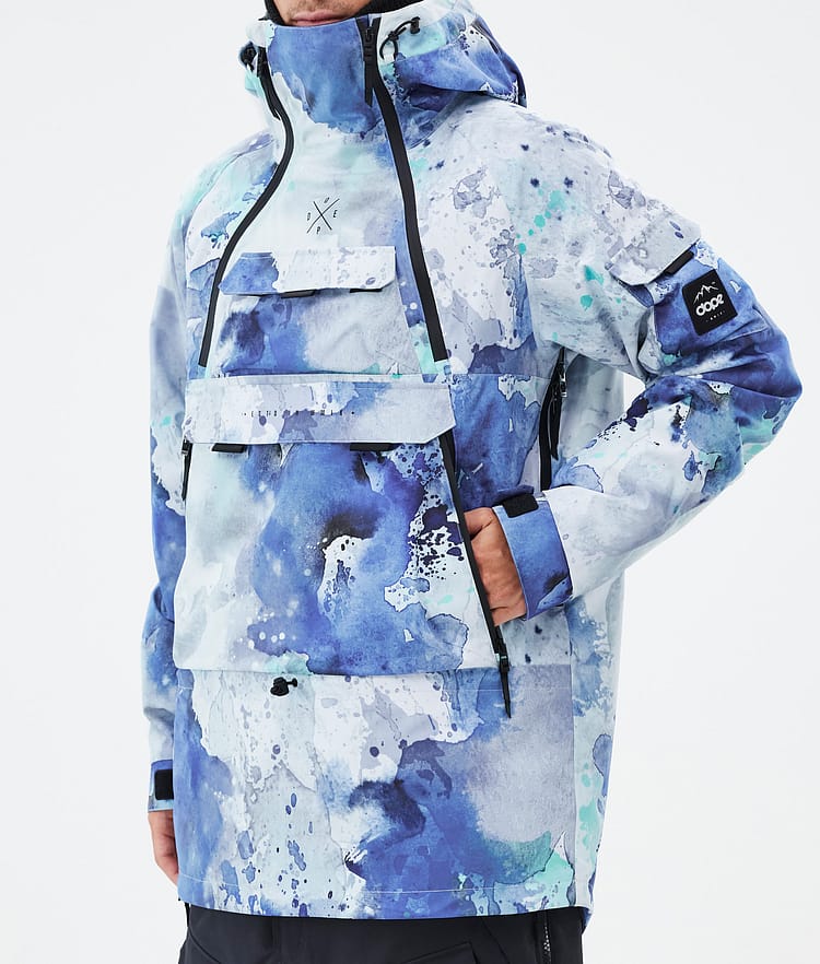 Dope Akin Snowboardjacka Herr Spray Blue Green, Bild 7 av 8