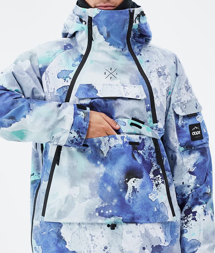 Dope Akin Snowboardjacka Herr Spray Blue Green, Bild 8 av 8