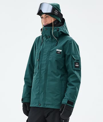 Dope Adept W Snowboardjacka Dam Bottle Green