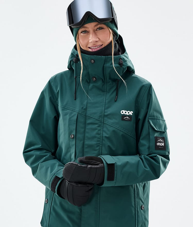 Dope Adept W Snowboardjacka Dam Bottle Green, Bild 2 av 10