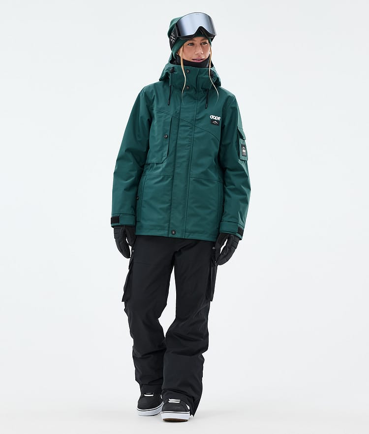 Dope Adept W Snowboardjacka Dam Bottle Green, Bild 3 av 10