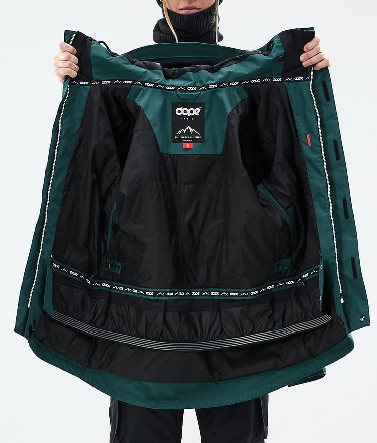 Dope Adept W Snowboardjacka Dam Bottle Green, Bild 10 av 10