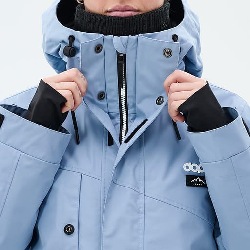 Främre dragkedja med dubbla flikar Huvudproduktbild,