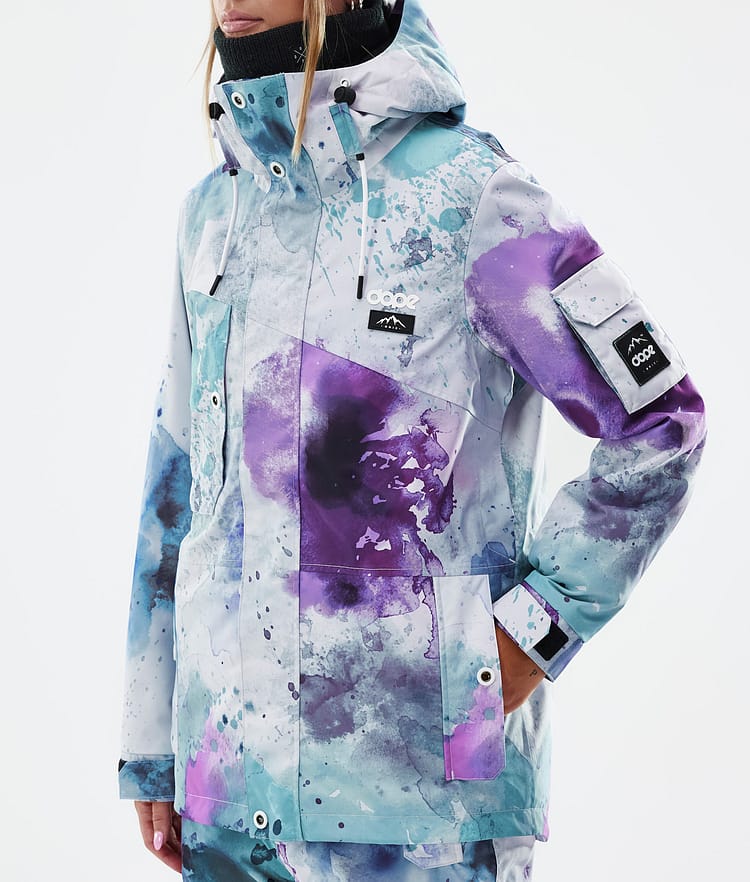 Dope Adept W Snowboardjacka Dam Spray Green Grape, Bild 7 av 9