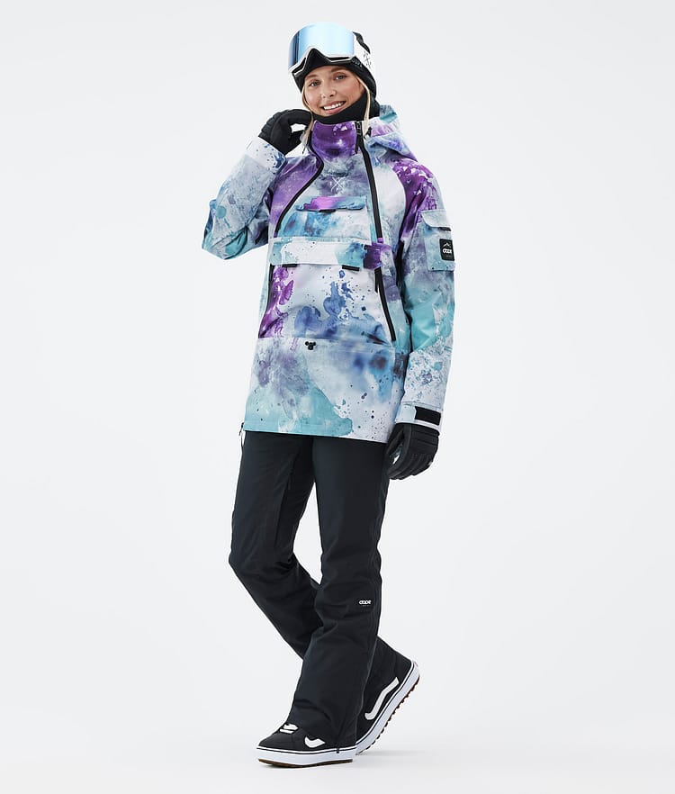 Dope Akin W Snowboardjacka Dam Spray Green Grape, Bild 2 av 8