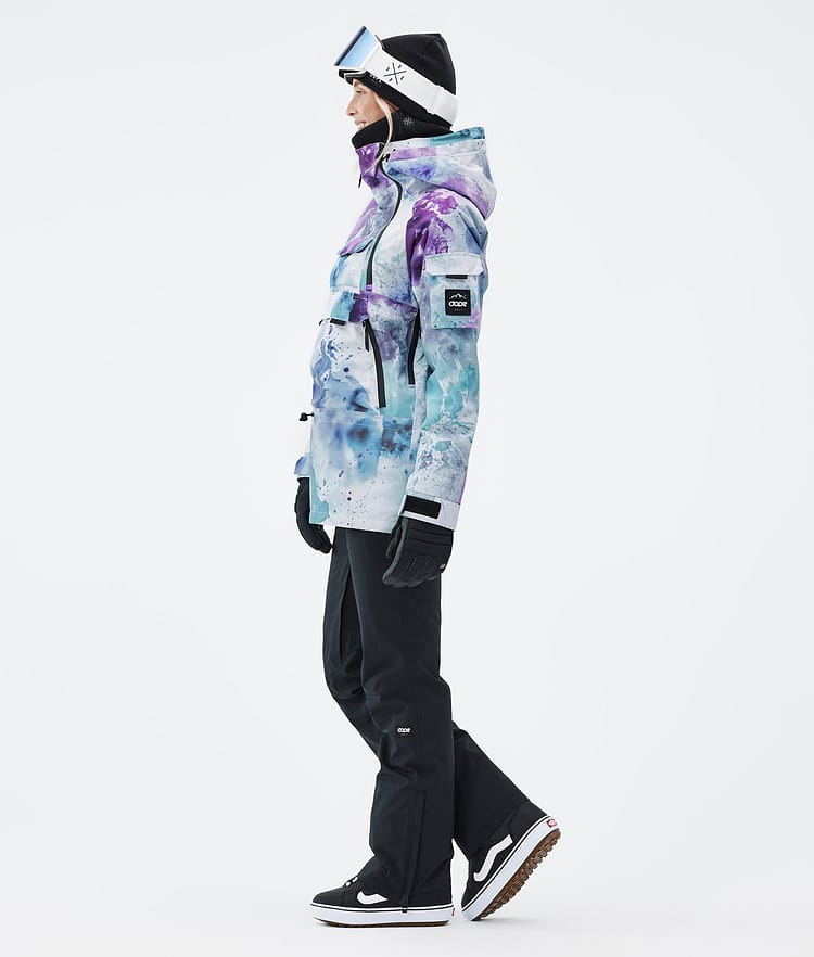 Dope Akin W Snowboardjacka Dam Spray Green Grape, Bild 3 av 8