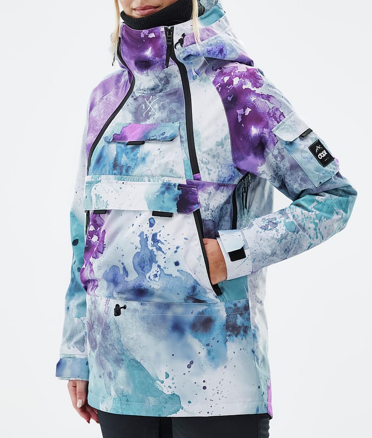 Dope Akin W Snowboardjacka Dam Spray Green Grape, Bild 7 av 8