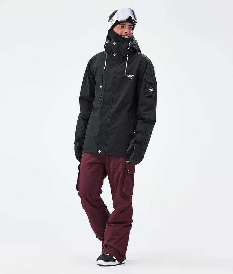 Dope Iconic Snowboardbyxa Herr Burgundy, Bild 2 av 7