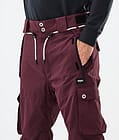 Dope Iconic Snowboardbyxa Herr Burgundy, Bild 5 av 7