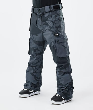 Dope Iconic Snowboardbyxa Man Metal Blue Camo