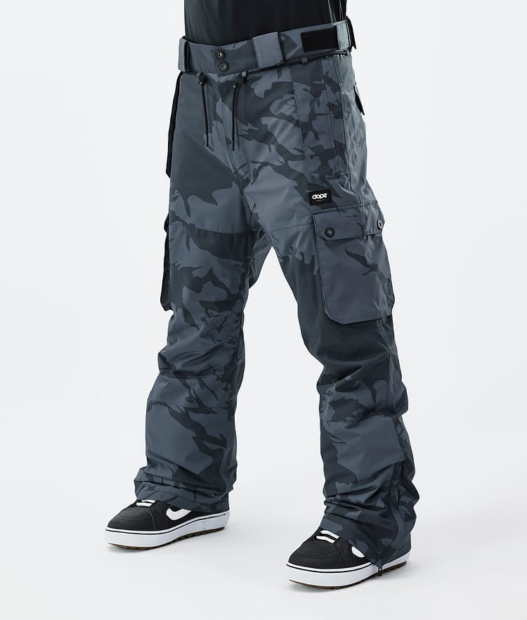 Dope Iconic Snowboardbyxa Herr Metal Blue Camo