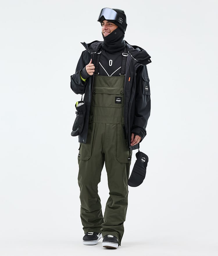 Dope Notorious B.I.B Snowboardbyxa Herr Olive Green, Bild 2 av 7