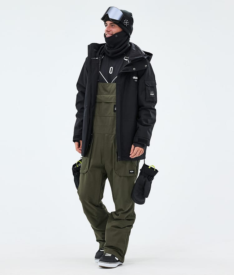 Dope Notorious B.I.B Snowboardbyxa Herr Olive Green, Image 2 of 7