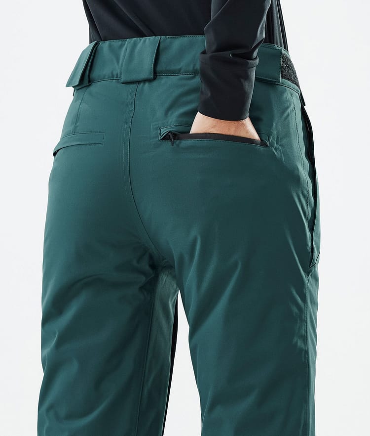 Dope Con W Snowboardbyxa Dam Bottle Green, Image 6 of 6