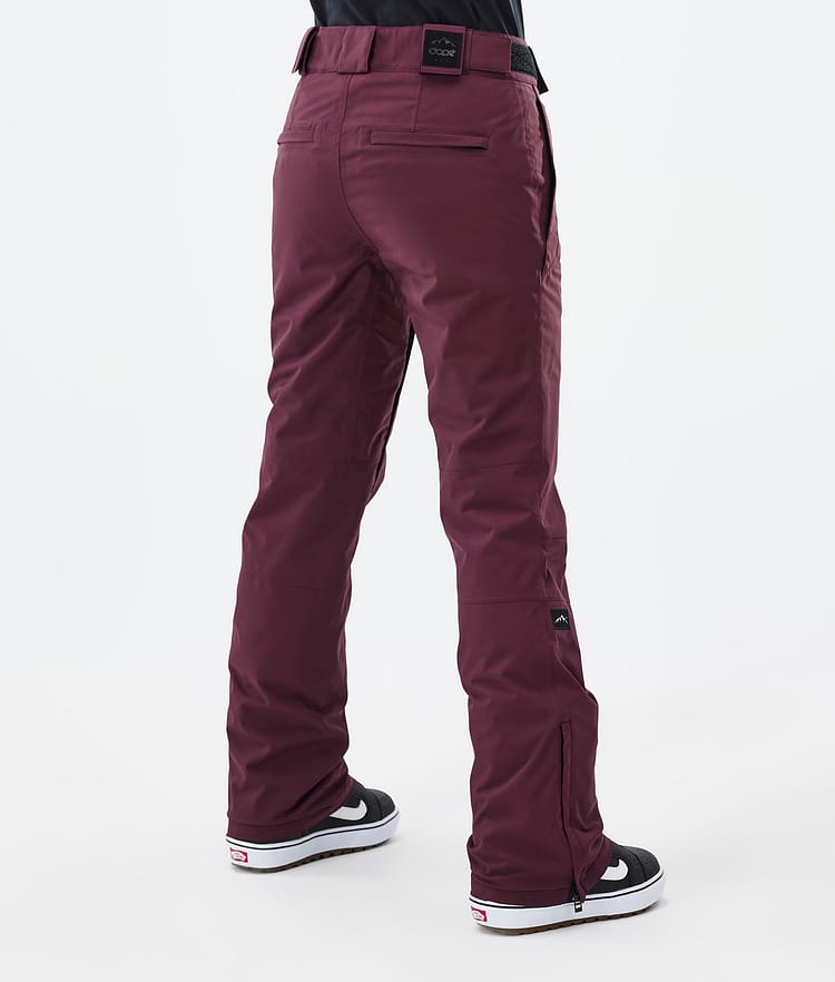 Dope Con W Snowboardbyxa Dam Burgundy Renewed, Bild 4 av 6