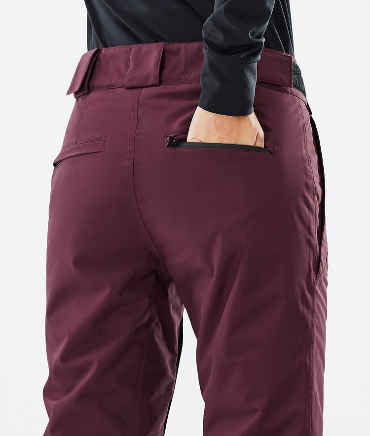 Dope Con W Snowboardbyxa Dam Burgundy Renewed, Bild 6 av 6