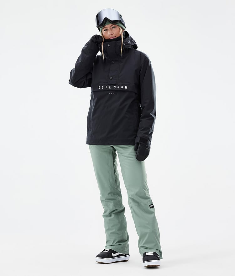 Dope Con W Snowboardbyxa Dam Faded Green Renewed, Bild 2 av 6