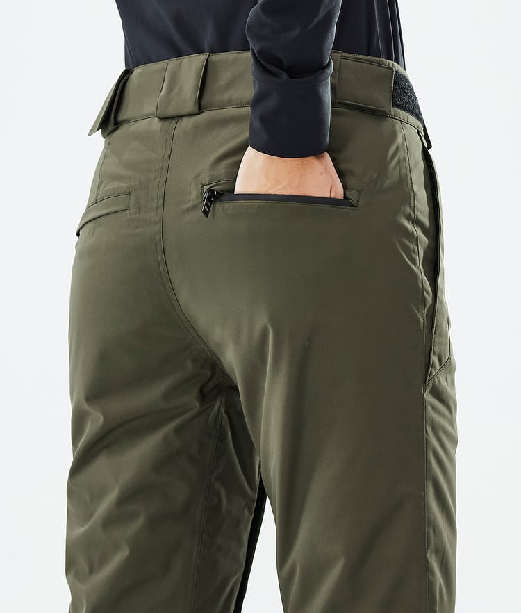 Dope Con W Snowboardbyxa Dam Olive Green, Bild 6 av 6