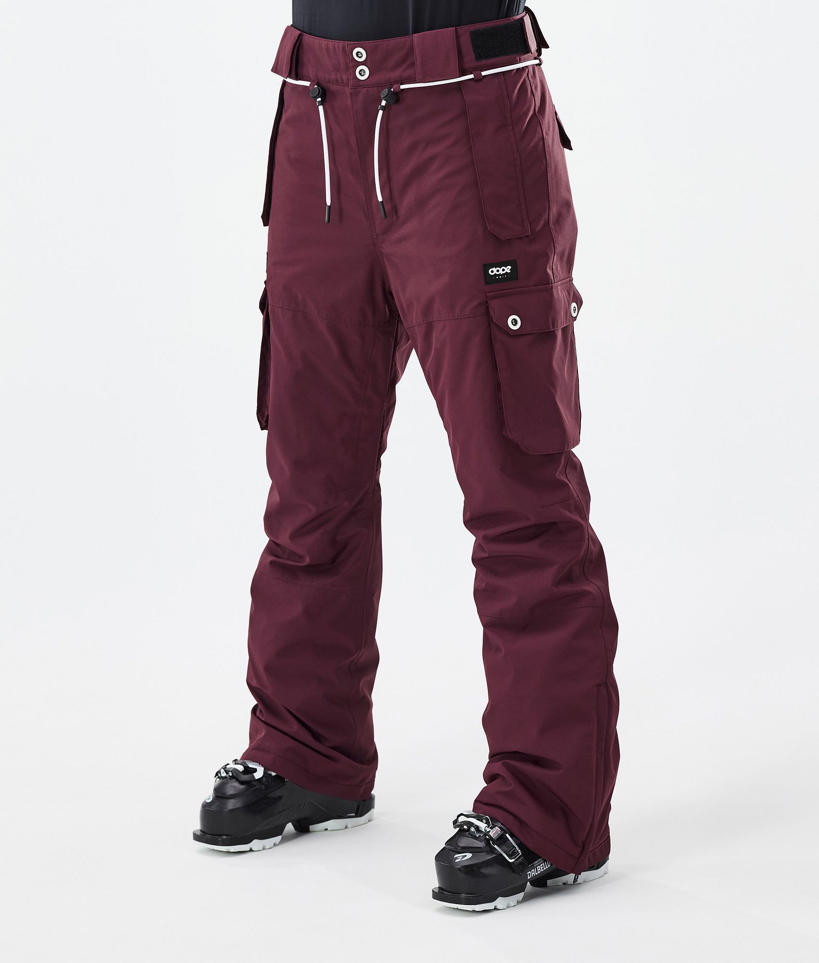 Dope Iconic W Skidbyxa Dam Burgundy, Bild 1 av 7