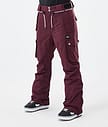 Dope Iconic W Snowboardbyxa Dam Burgundy