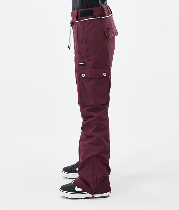 Dope Iconic W Snowboardbyxa Dam Burgundy, Bild 3 av 7