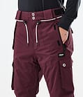 Dope Iconic W Skidbyxa Dam Burgundy, Bild 5 av 7