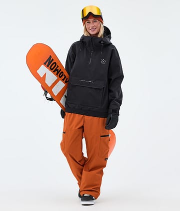 Dope Cyclone W Snowboardoutfit Black/Burned Orange