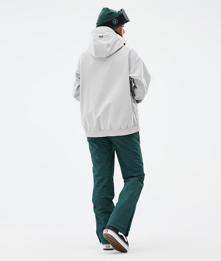 Dope Cyclone W Snowboardjacka Dam Light Grey Renewed, Bild 4 av 8