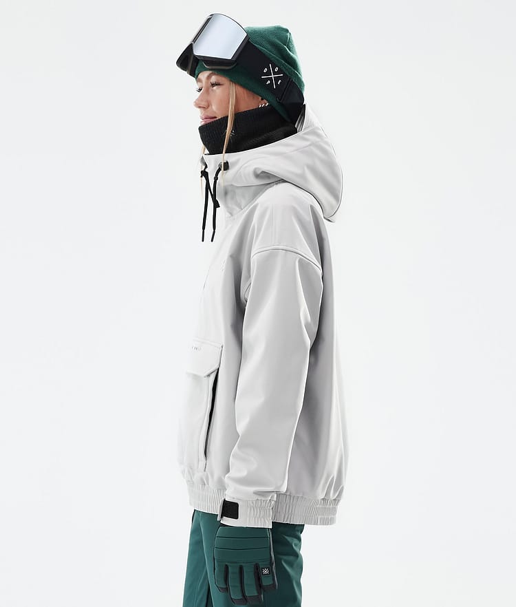 Dope Cyclone W Snowboardjacka Dam Light Grey Renewed, Bild 5 av 8