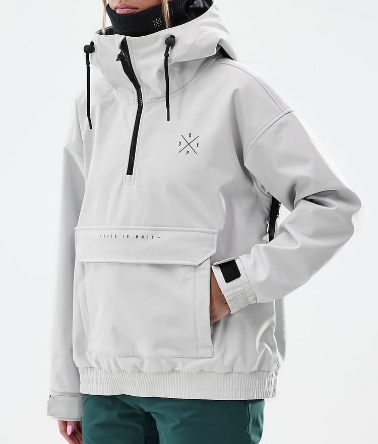 Dope Cyclone W Snowboardjacka Dam Light Grey Renewed, Bild 7 av 8