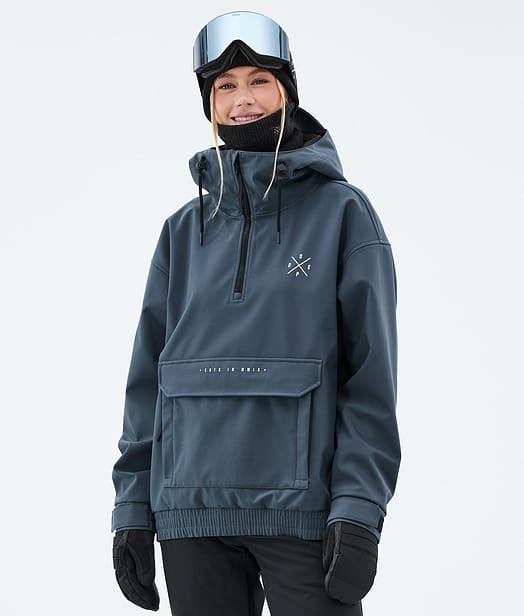 Dope Cyclone W Snowboardjacka Dam Metal Blue