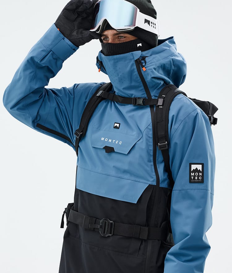 Montec Doom Snowboardjacka Herr Blue Steel/Black Renewed, Bild 2 av 11