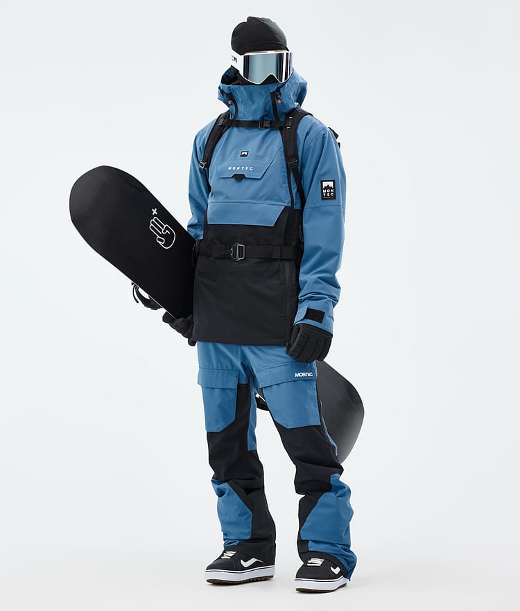 Montec Doom Snowboardjacka Herr Blue Steel/Black Renewed, Bild 3 av 11