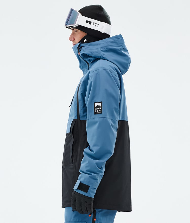 Montec Doom Snowboardjacka Herr Blue Steel/Black Renewed, Bild 6 av 11