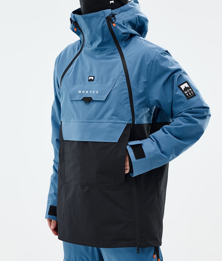 Montec Doom Snowboardjacka Herr Blue Steel/Black Renewed, Bild 8 av 11