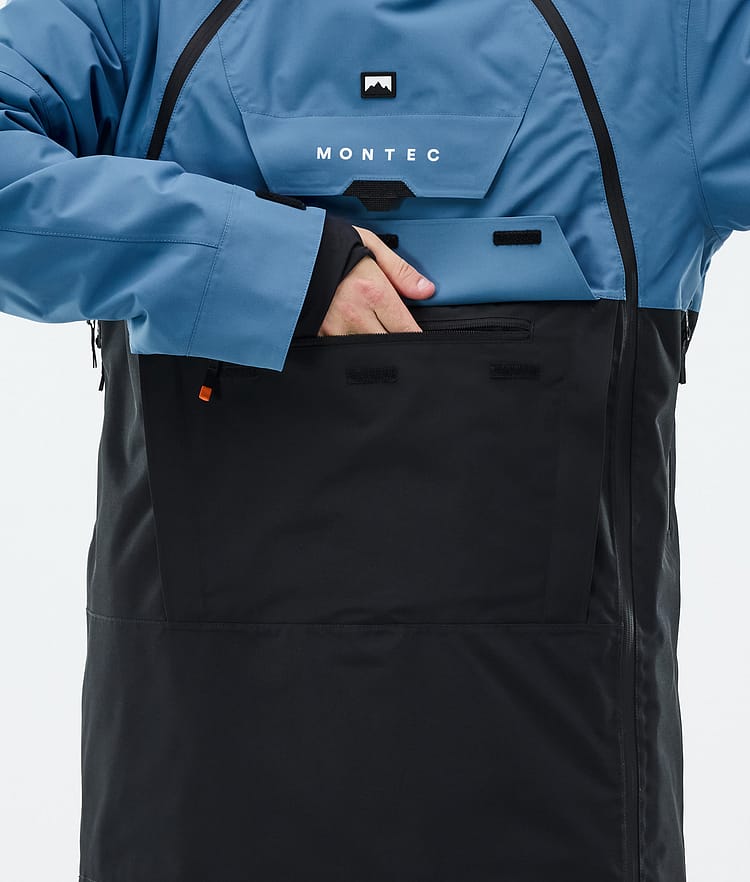 Montec Doom Snowboardjacka Herr Blue Steel/Black Renewed, Bild 9 av 11