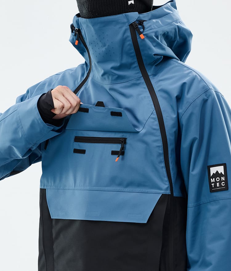 Montec Doom Snowboardjacka Herr Blue Steel/Black Renewed, Bild 10 av 11