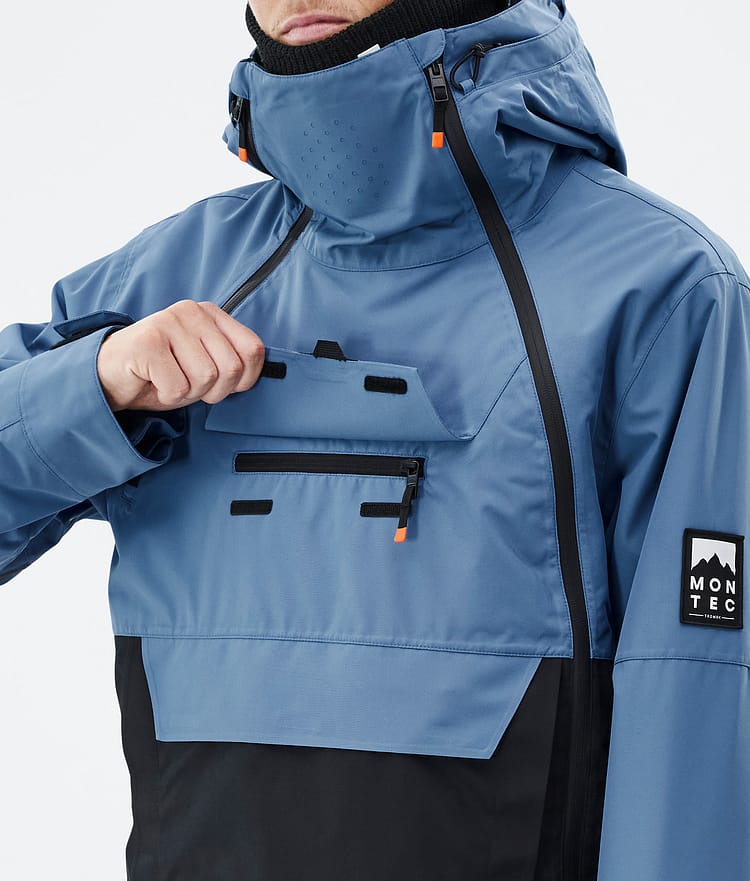 Montec Doom Snowboardjacka Herr Blue Steel/Black