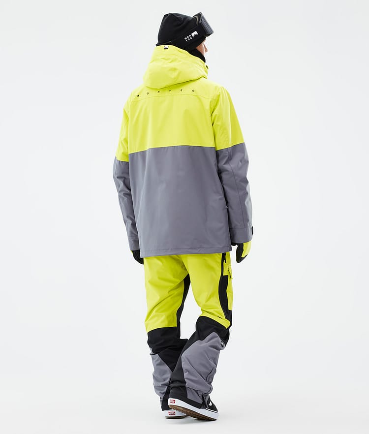 Montec Doom Snowboardjacka Herr Bright Yellow/Black/Light Pearl