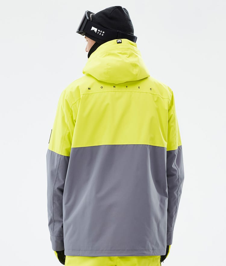 Montec Doom Snowboardjacka Herr Bright Yellow/Black/Light Pearl, Bild 6 av 10