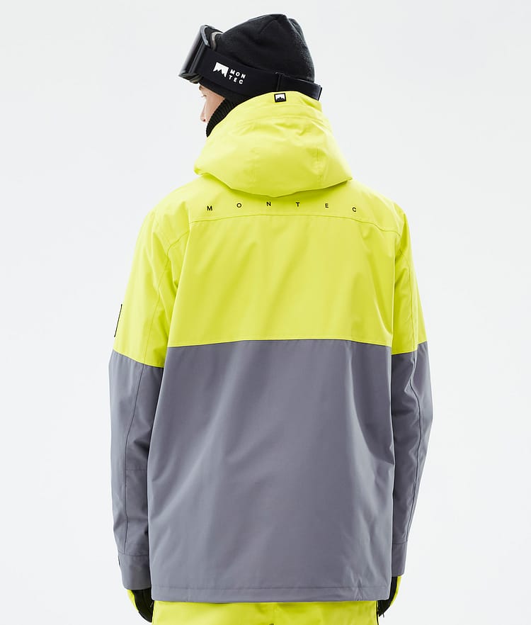 Montec Doom Snowboardjacka Herr Bright Yellow/Black/Light Pearl