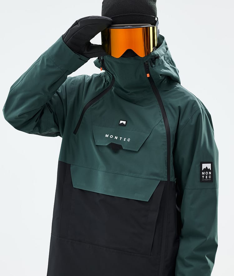 Montec Doom Snowboardjacka Herr Dark Atlantic/Black Renewed, Bild 2 av 11
