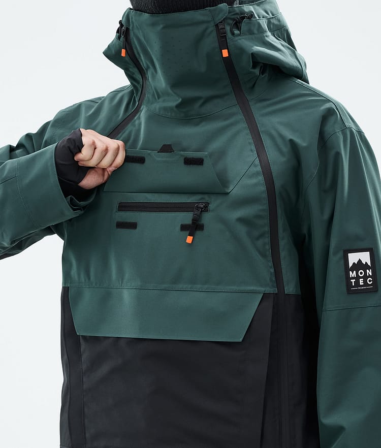 Montec Doom Snowboardjacka Herr Dark Atlantic/Black Renewed, Bild 10 av 11