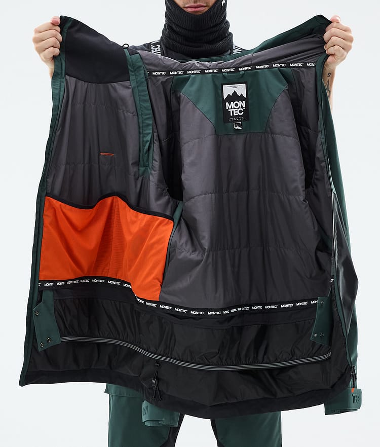 Montec Doom Snowboardjacka Herr Dark Atlantic/Black Renewed, Bild 11 av 11
