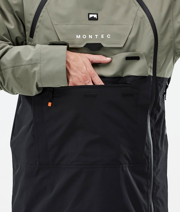 Montec Doom Snowboardjacka Herr Greenish/Black, Bild 9 av 11