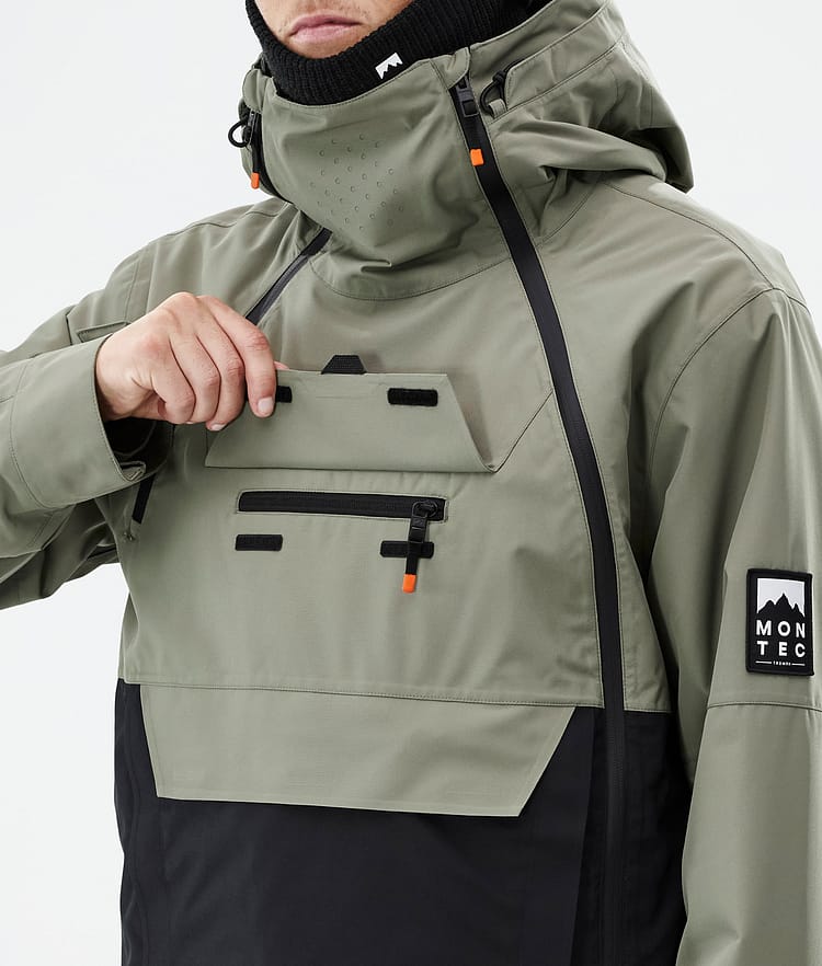 Montec Doom Snowboardjacka Herr Greenish/Black, Bild 10 av 11