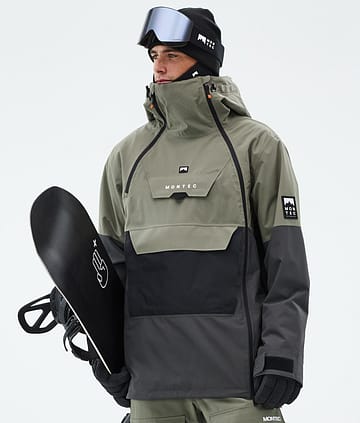 Montec Doom Snowboardjacka Greenish/Black/Phantom