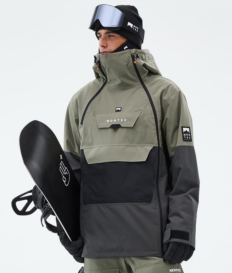Montec Doom Snowboardjacka Herr Greenish/Black/Phantom Renewed, Bild 1 av 11