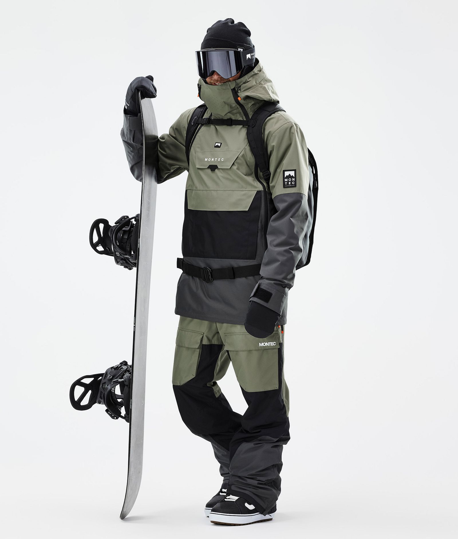Montec Doom Snowboardjacka Herr Greenish/Black/Phantom